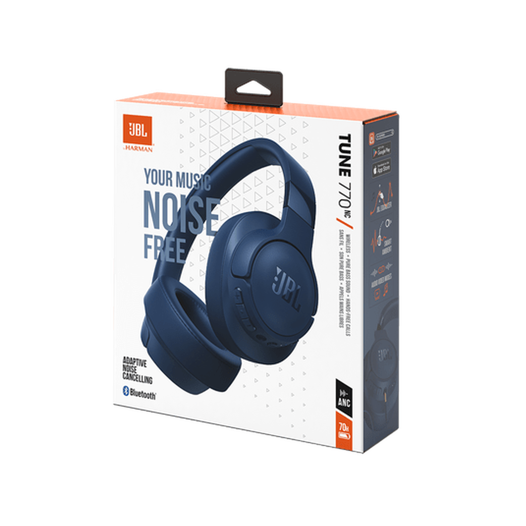 JBL Tune 770NC Over-Ear Wireless Headphones - Blue | JBLT770NCBLU JBL Headphones Euronics Ireland
