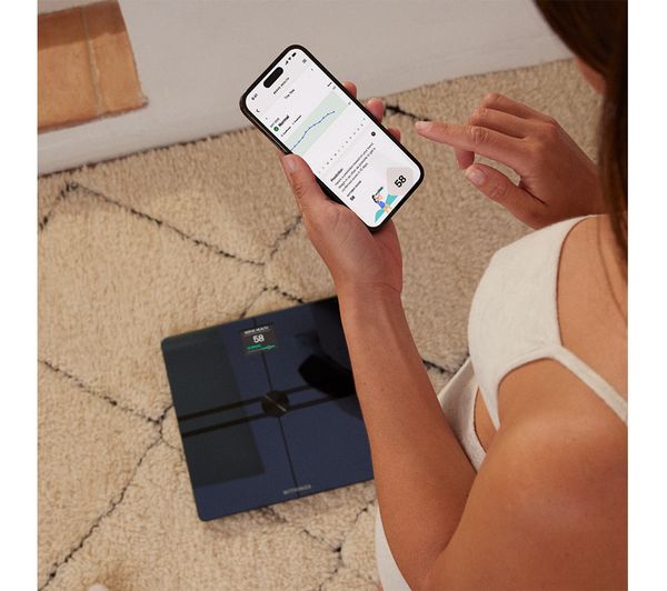 Withings Body Comp - Smart Scale with Body Composition & Visceral Fat Analysis - Black | 78-WBS12-Black-All-Inter