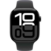 Apple Watch Series 10 GPS 46mm Jet Black Aluminium Case with Black Sport Band - M/L | MWWQ3QA/A Apple Smartwatch Euronics Ireland