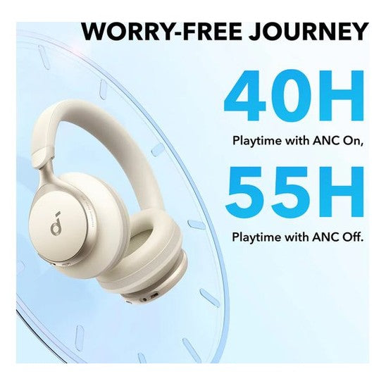 Soundcore Space One Pro Wireless ANC Headphones - White | A3062G21