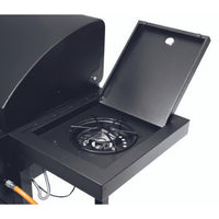 Landmann Rexon 4.1 62cm Cast Iron Gas BBQ with Side Burner | 22160 Landmann Outdoor Grill Euronics Ireland