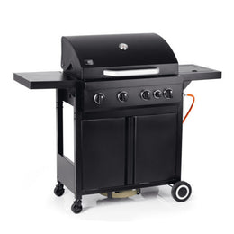 Landmann Rexon 4.1 62cm Cast Iron Gas BBQ with Side Burner | 22160