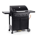 Landmann Rexon 4.1 62cm Cast Iron Gas BBQ with Side Burner | 22160 Landmann Outdoor Grill Euronics Ireland