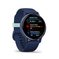 Garmin vivoactive 5 Smartwatch - Metallic Navy | 49-GAR-010-02862-12