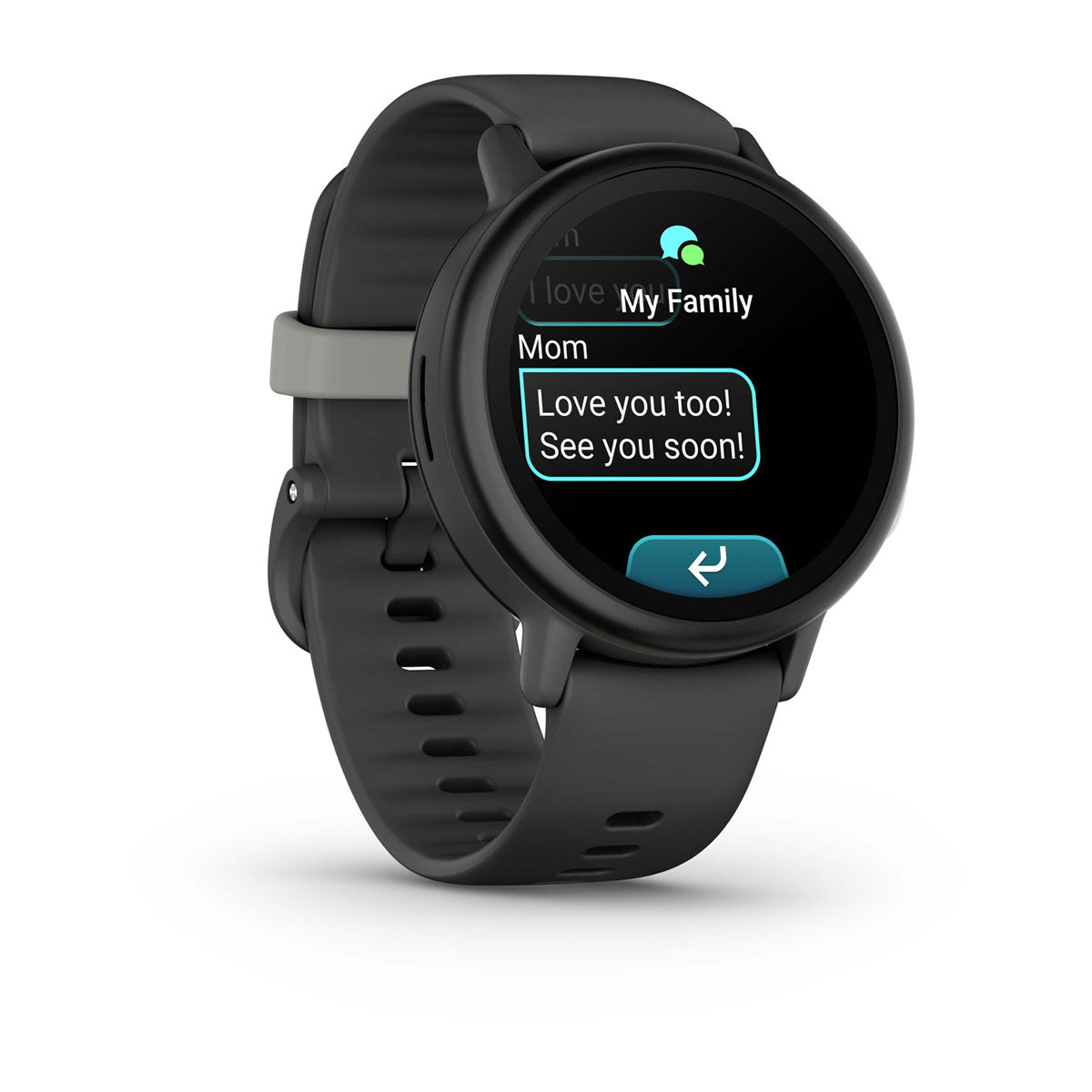 Garmin Bounce 2 Kids LTE Smartwatch with Calling and GPS - angled front view