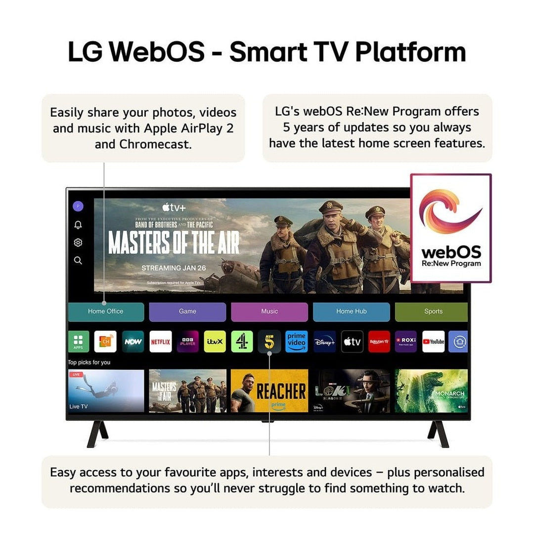 LG 65 Inch B4 OLED 4K Smart TV 2024 | OLED65B46LA.AEK LG TV Euronics Ireland