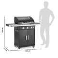 Landmann Rexon 3.1 62cm Cast Iron Gas BBQ with Modulus Cooking System | 12273 Landmann Outdoor Grill Euronics Ireland