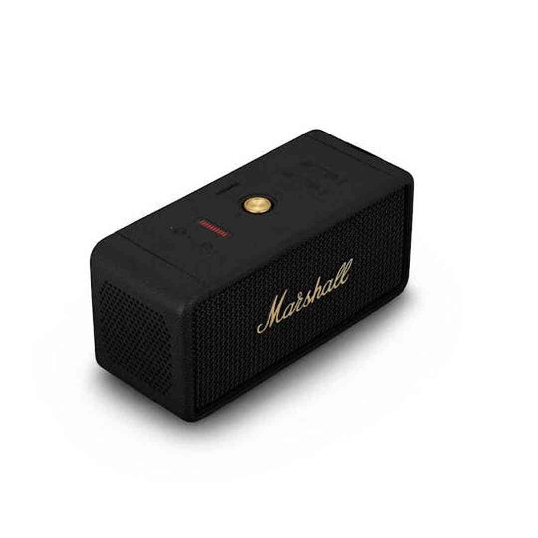 Marshall Middleton Black Brass Bluetooth Speaker | 1006034 Marshall Speaker Euronics Ireland