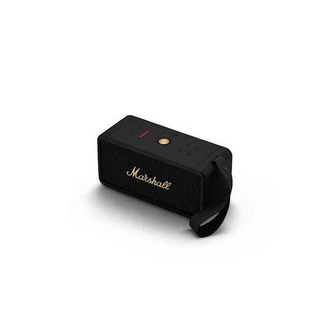 Marshall Middleton Black Brass Bluetooth Speaker | 1006034 Marshall Speaker Euronics Ireland