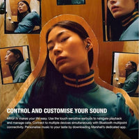 Marshall Minor IV True Wireless Headphones In Black | 1006653 Marshall Headphones Euronics Ireland