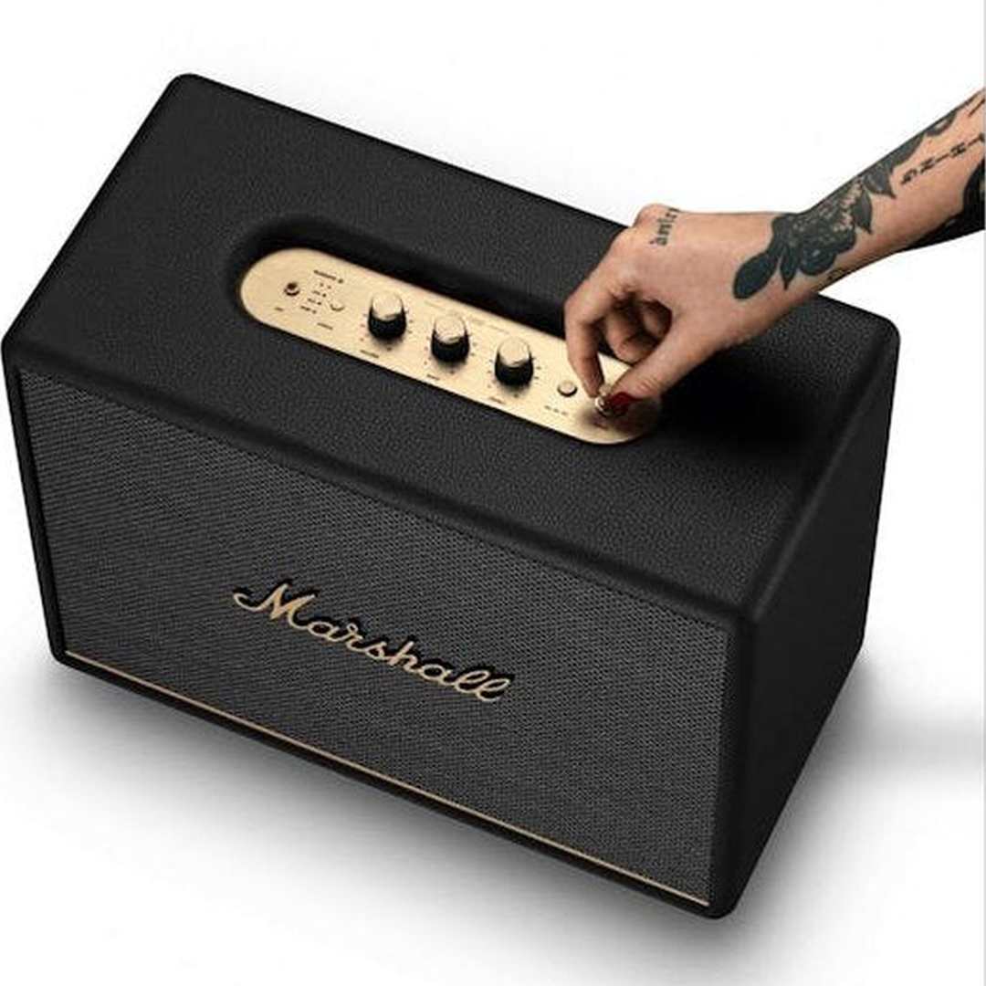 Marshall Woburn III Black - Superior Bluetooth Speaker | 1006018 Marshall Speaker Euronics Ireland