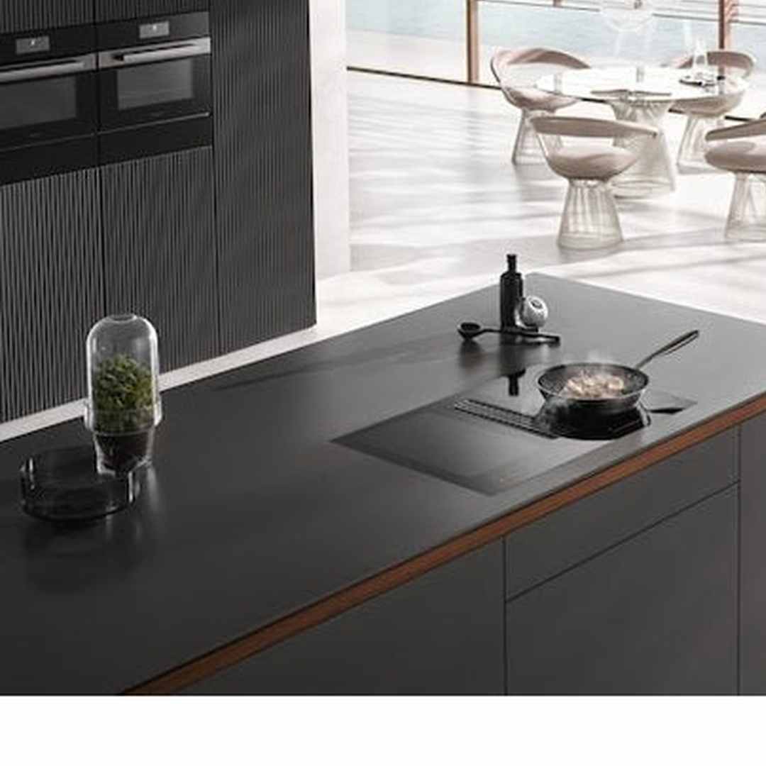 Miele 80cm Induction hob with Integrated Extraction | KMDA7634FL Miele Hob Euronics Ireland