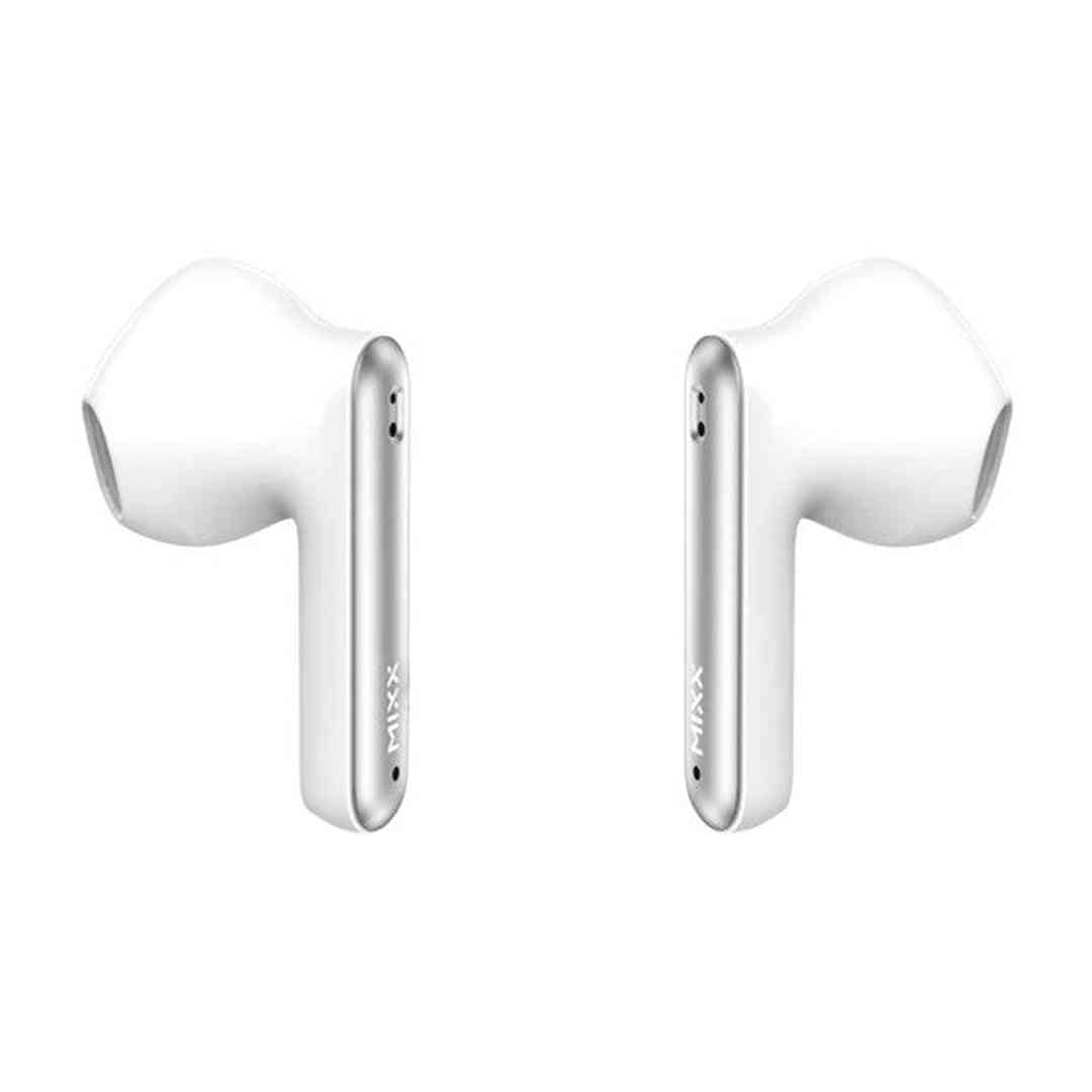Mixx Streambuds Custom 2 TWS Earphonce Silver White | SBCU-02-SW-366 Mixx Euronics Ireland
