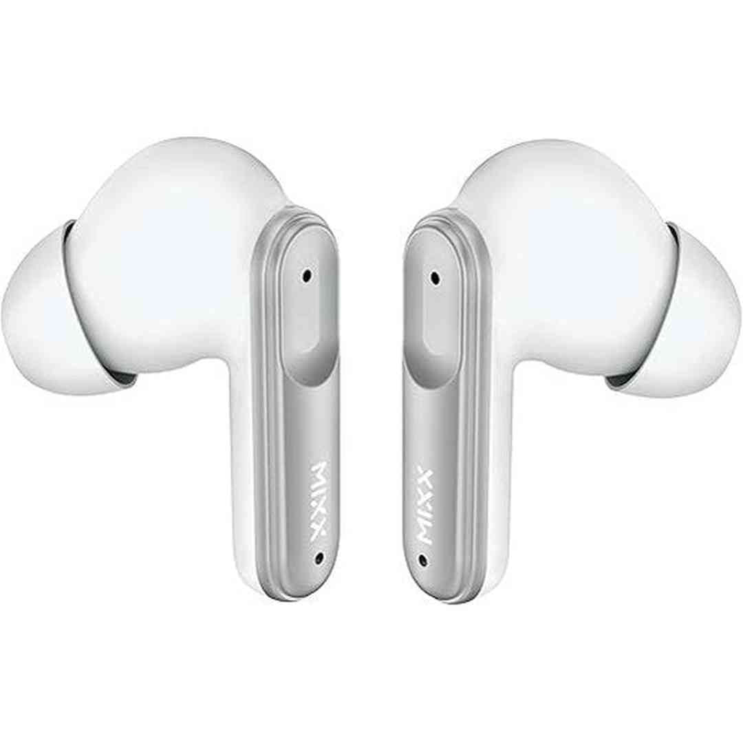 Mixx Streambuds Custom 3 TWS Earphonce Silver White | SBCU-03-SW-369 Mixx Euronics Ireland