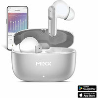 Mixx Streambuds Custom 3 TWS Earphonce Silver White | SBCU-03-SW-369 Mixx Euronics Ireland