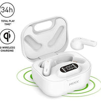 Mixx StreamBuds Hybrid Charge 2 TWS White | SBHB-02-WH-447 Mixx Euronics Ireland