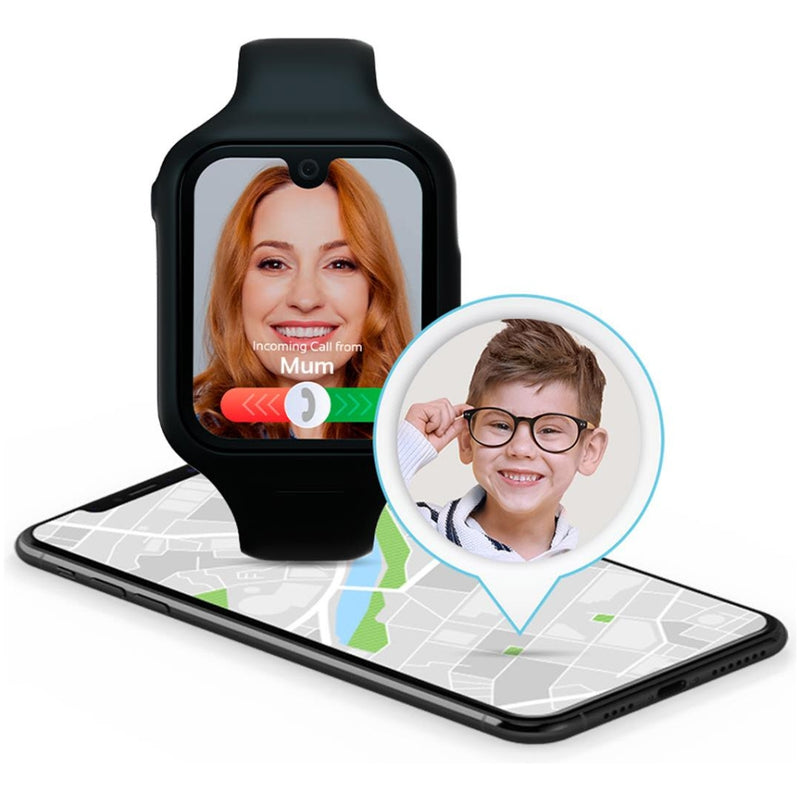 Moochies Odyssey 4G Smartwatch and GPS Tracker for Kids | MW13BLK