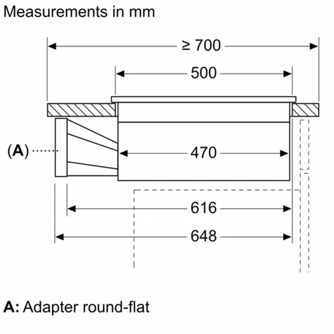 Neff N50 Induction Hob with Built In Ventilation | V58NBS1L0 NEFF Hob Euronics Ireland