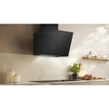 NEFF N70 D88IAN2S0B 80cm angled wall-mounted cooker hood in Black