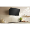 NEFF N70 D88IAN2S0B 80cm angled wall-mounted cooker hood in Black