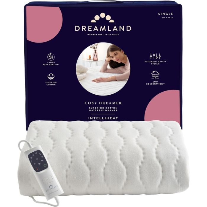 Dreamland Superior Cotton Single Mattress Warmer | 16994C