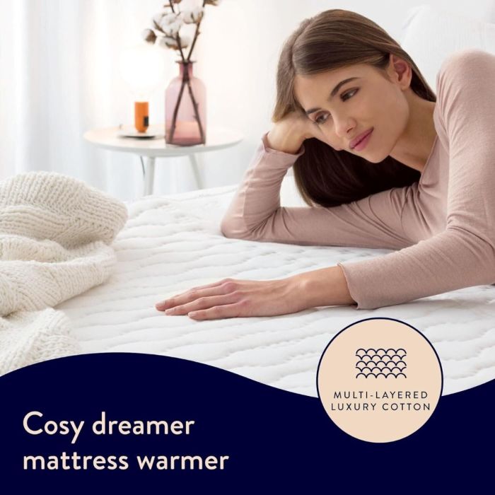 Dreamland Superior Cotton Single Mattress Warmer | 16994C