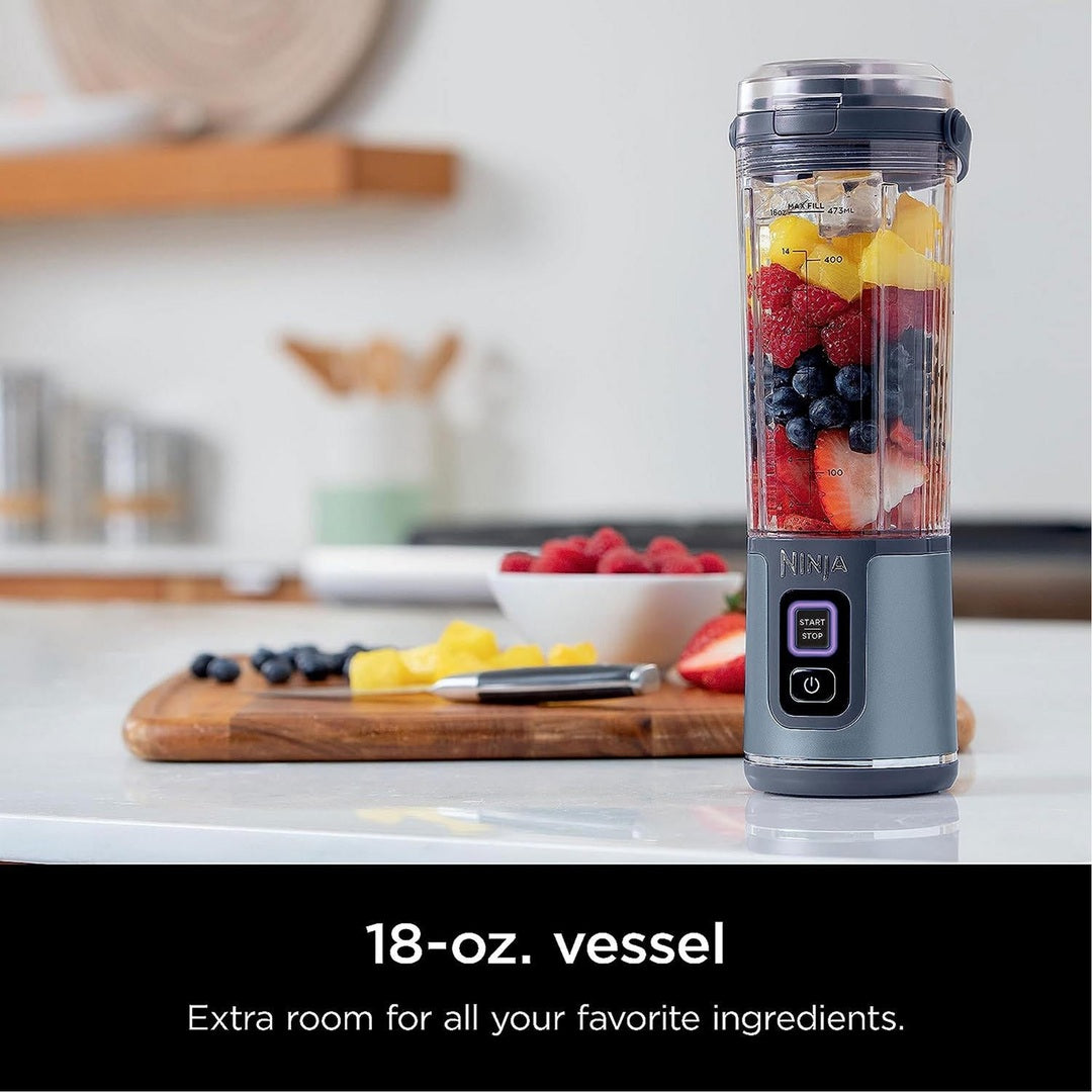 Ninja Blast Cordless Portable Blender Denim Blue | BC151UKNV Ninja Blender Euronics Ireland