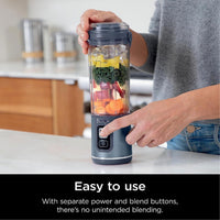 Ninja Blast Cordless Portable Blender Denim Blue | BC151UKNV Ninja Blender Euronics Ireland
