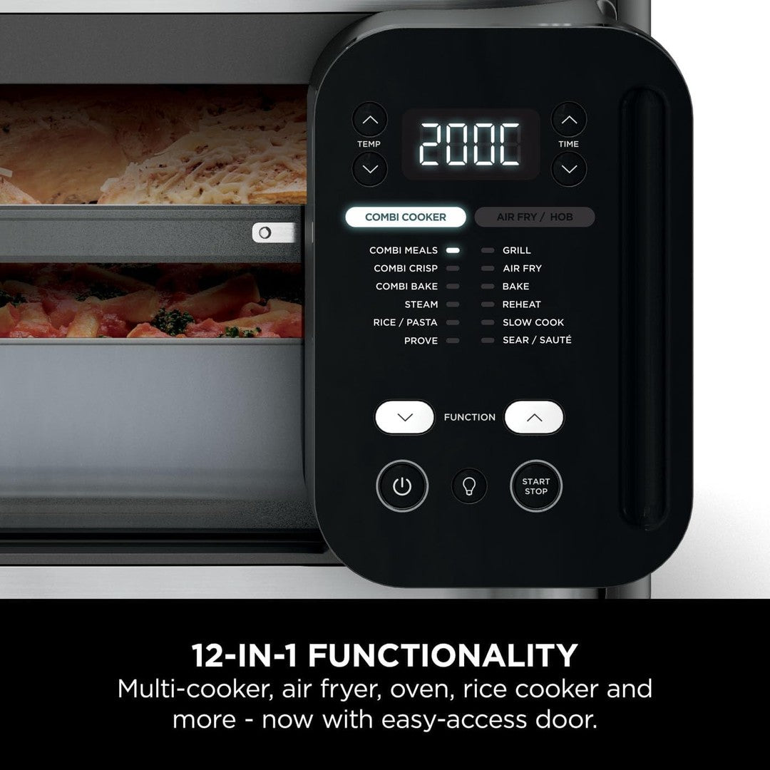 Ninja Combi 12-In-1 All-in-One Multi-Cooker, Air Fry, Bake, Sauté, Steam, Slow Cook & More | SFP700UK Ninja Air Fryer Euronics Ireland
