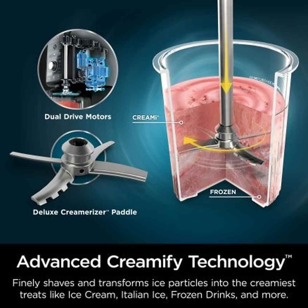 Ninja Creami Deluxe Ice Cream & Frozen Dessert Maker | NC501 Ninja Ice Cream Maker Euronics Ireland