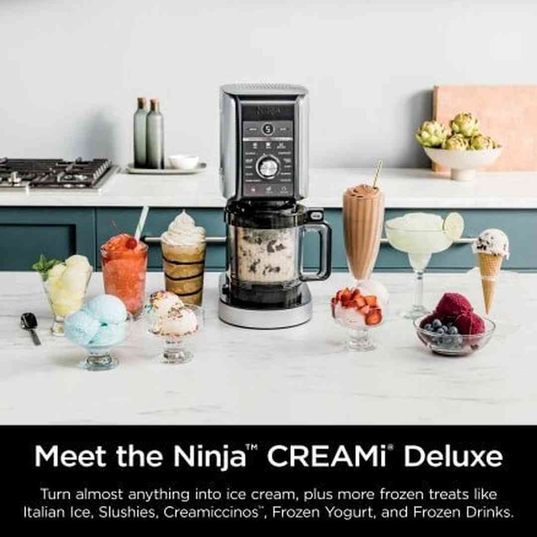 Ninja Creami Deluxe Ice Cream & Frozen Dessert Maker | NC501 Ninja Ice Cream Maker Euronics Ireland