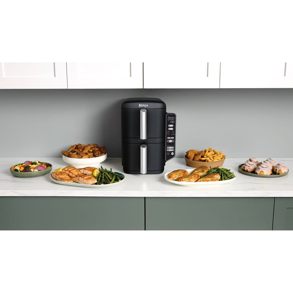 Ninja Double Stack 2-Drawer Air Fryer 7.6L – SL300UK Ninja Euronics Ireland