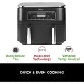Ninja Foodi Dual Zone Air Fryer 7.6 L | AF300UK Ninja Air Fryer Euronics Ireland