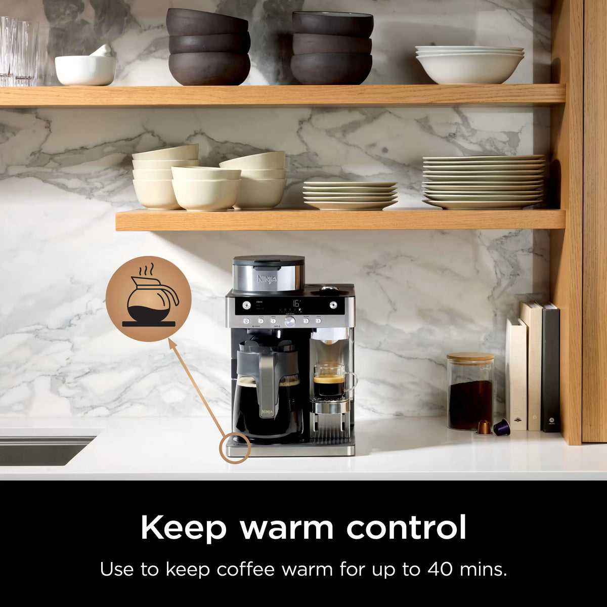 Ninja Prestige Dualbrew System 2-in-1 Coffee Machine | CFN802UK