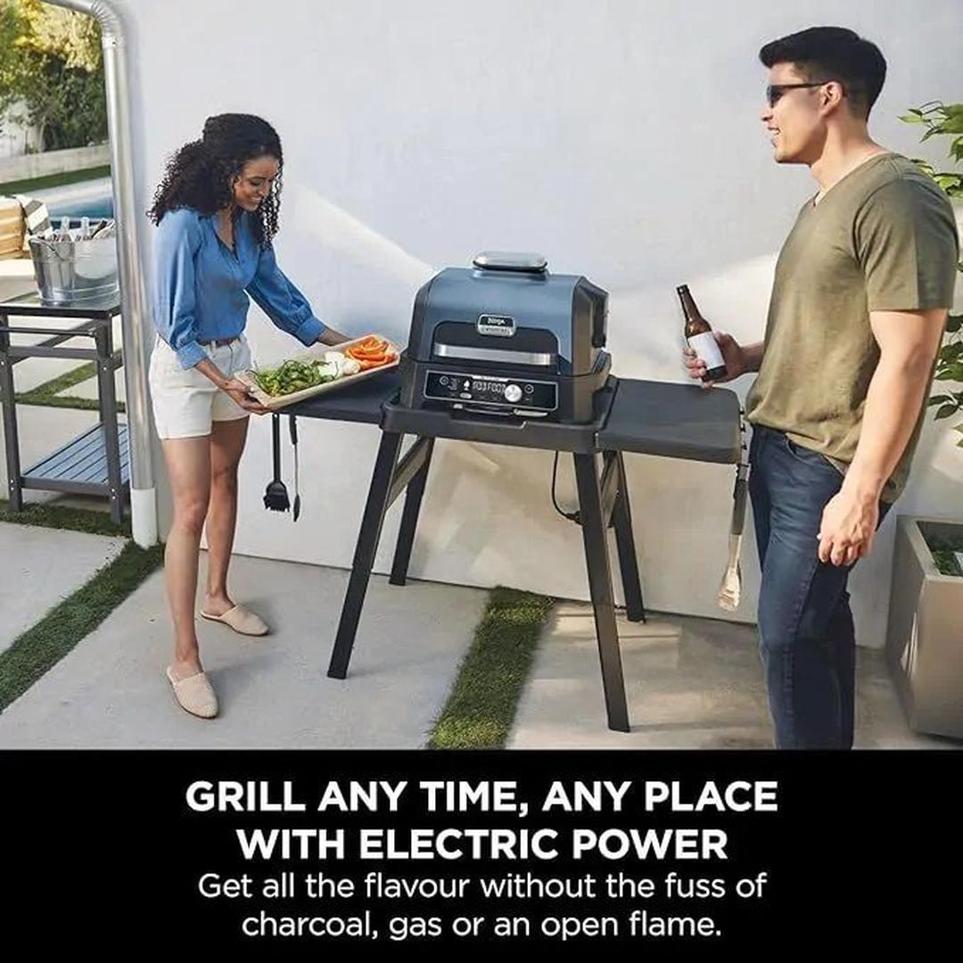 Ninja Woodfire Pro Connect XL Electric BBQ Grill & Smoker | OG901UK Ninja Grill Euronics Ireland