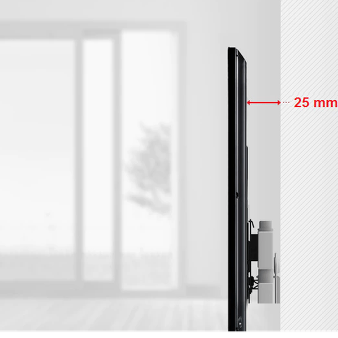 One For All Wall Mount, Ultra Slim, Tilt, Screens 13" To 43", Max Load 40kg One4All Consumer Electronics Euronics Ireland