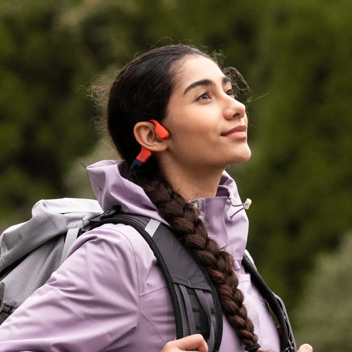 Shokz OpenSwim Pro Bone Conduction Swimming Headphones - Red - hiking