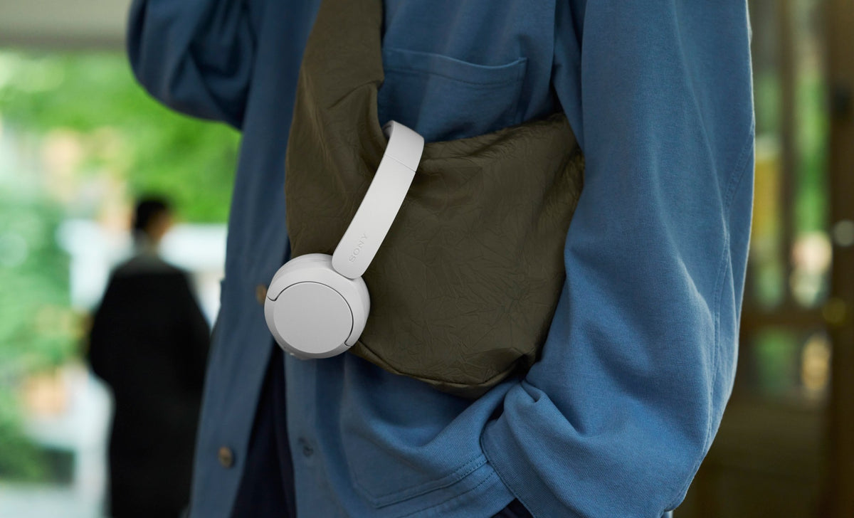 Sony WH-CH530 Wireless On-Ear Headphones - White - lifestyle