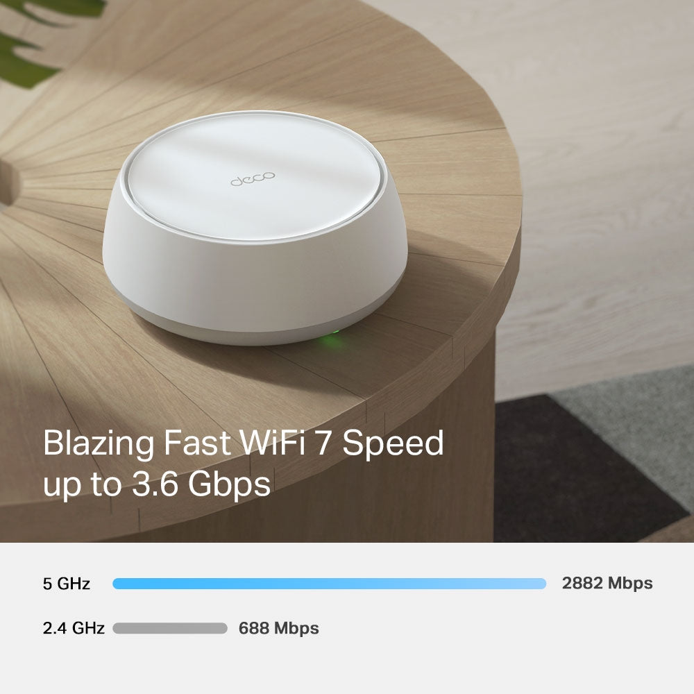 TP‑Link Deco BE25 Dual‑Band Wi‑Fi 7 Mesh System (3‑Pack) Router – view 4
