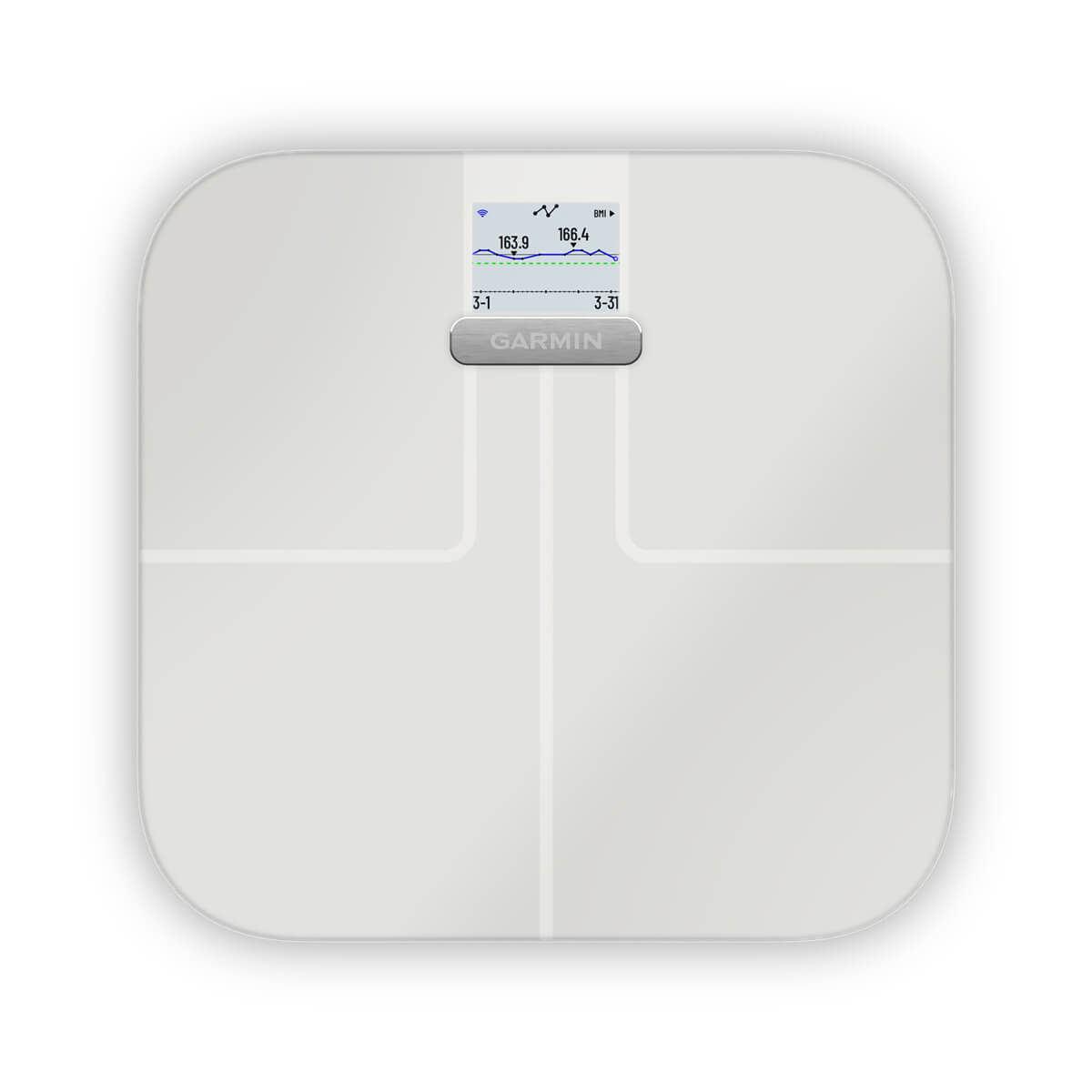 Garmin Index S2 Wi-Fi Smart Scale - front view - pd-01