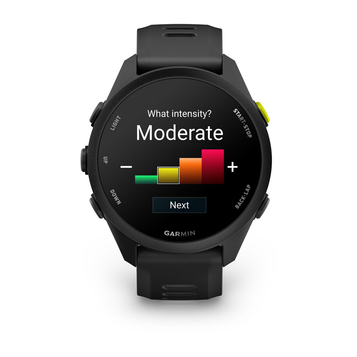 Garmin Forerunner 70 GPS Running Smartwatch - display screen