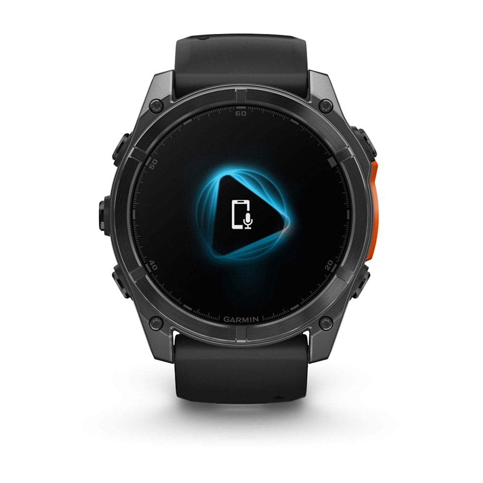 Garmin fēnix® 8 51 mm AMOLED GPS Multisport Smartwatch-Slate grey(black band) | 010-02905-00