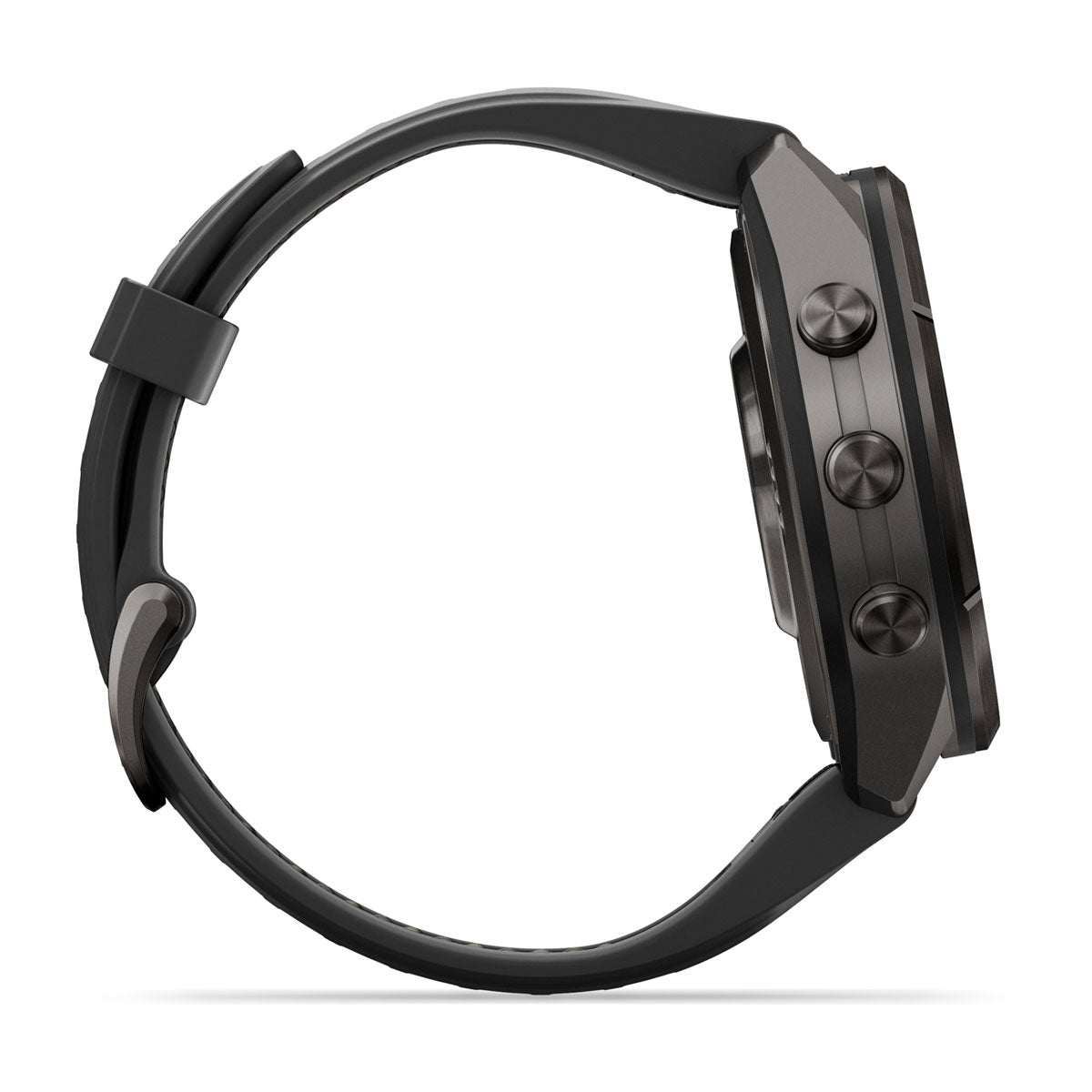 Garmin fenix 9 Pro inReach 43mm AMOLED Sapphire GPS Smartwatch - side view