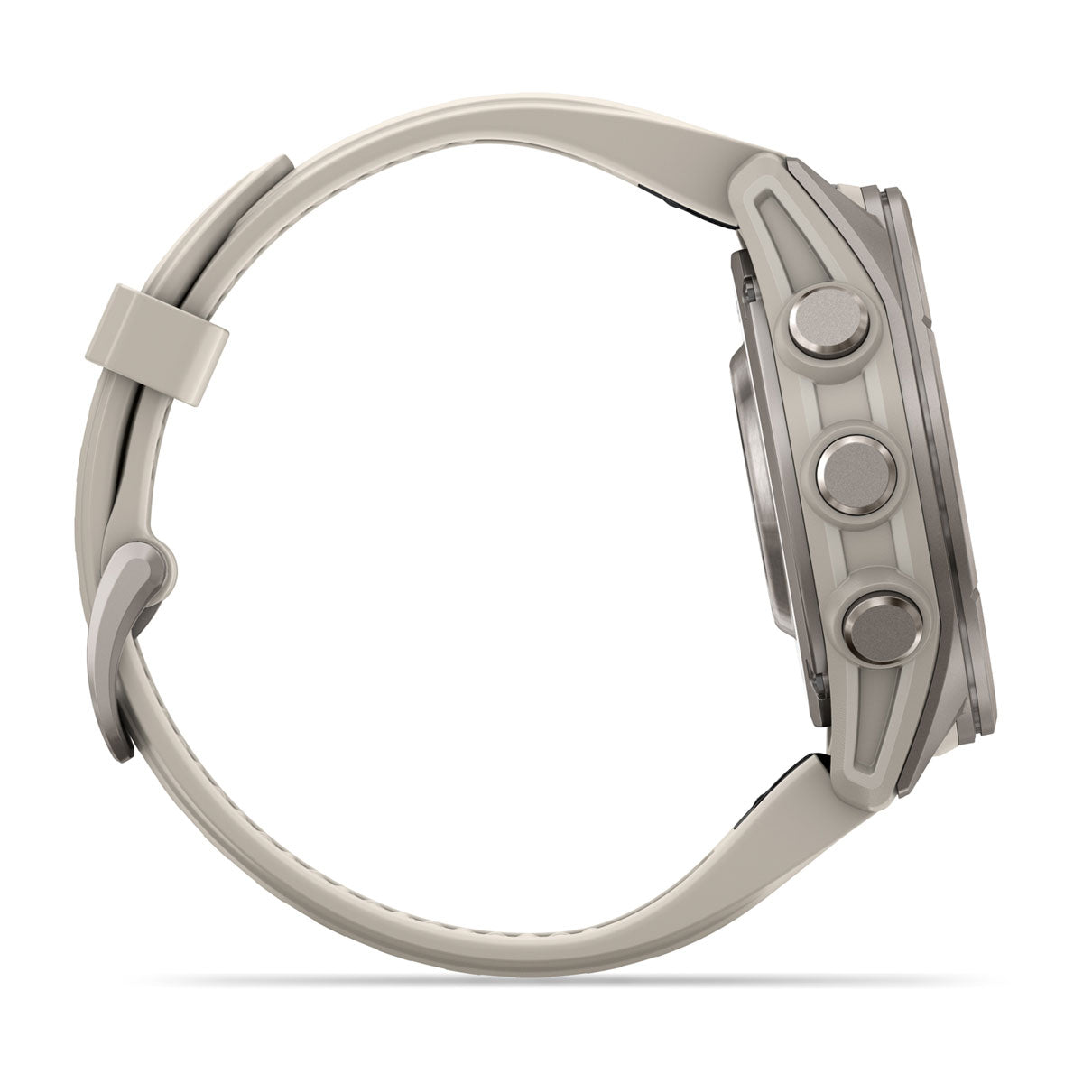 Garmin fenix 9 43mm AMOLED Sapphire GPS Smartwatch - side view