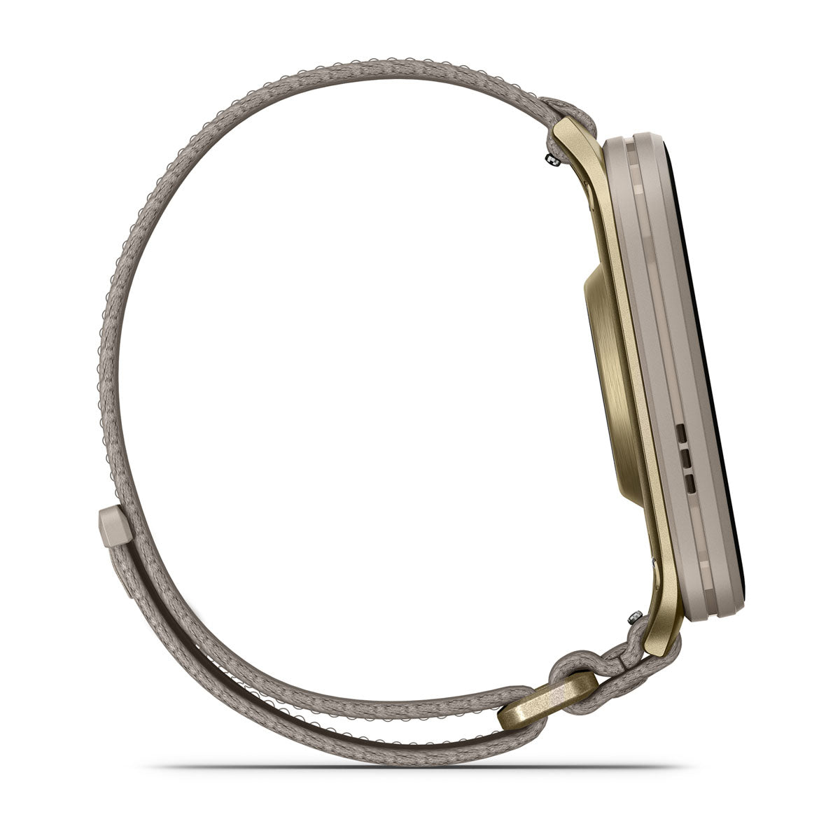 Garmin Venu X1 Ultra-Thin GPS Smartwatch - side view