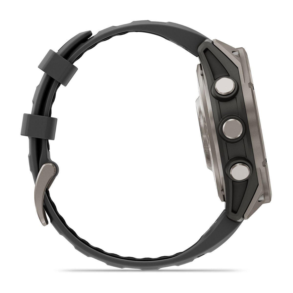 Garmin fenix 8 Pro 47mm AMOLED Sapphire GPS Smartwatch with inReach - side view