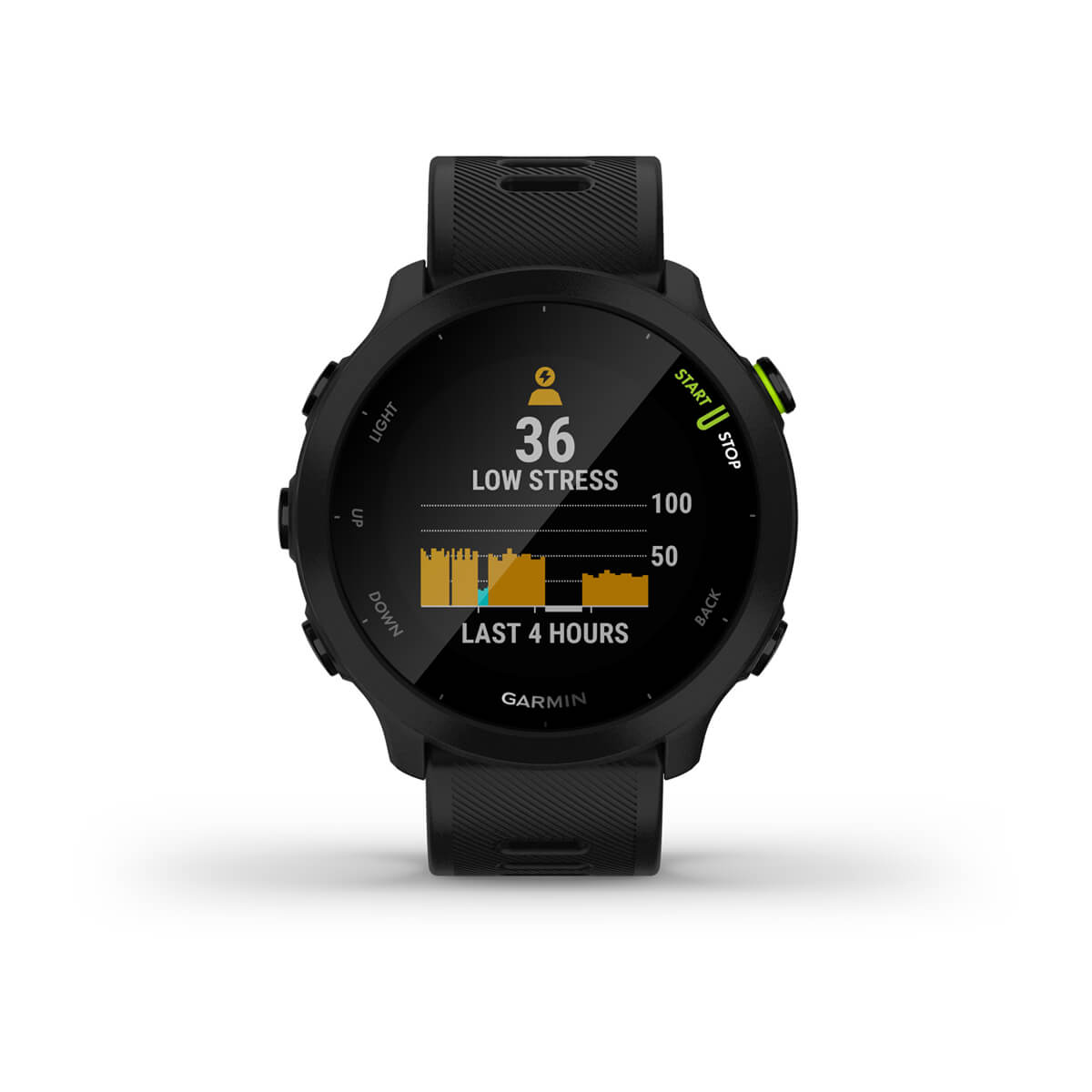 Garmin Forerunner 55 GPS Running Smartwatch - display screen