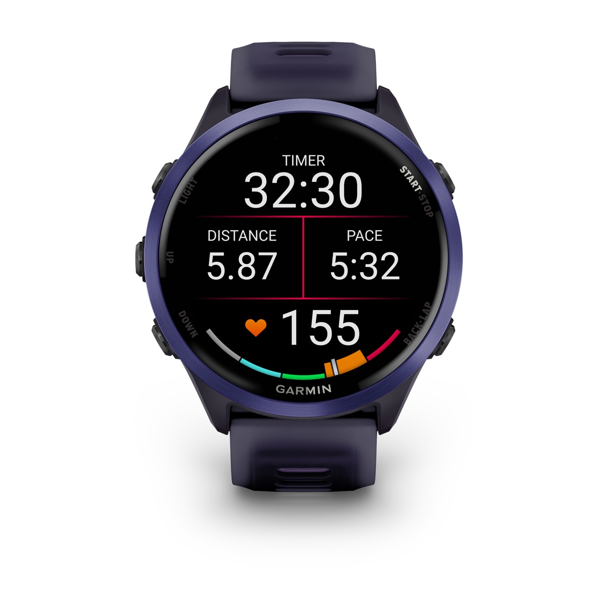 Garmin Forerunner 570 47mm GPS Running Smartwatch - display screen