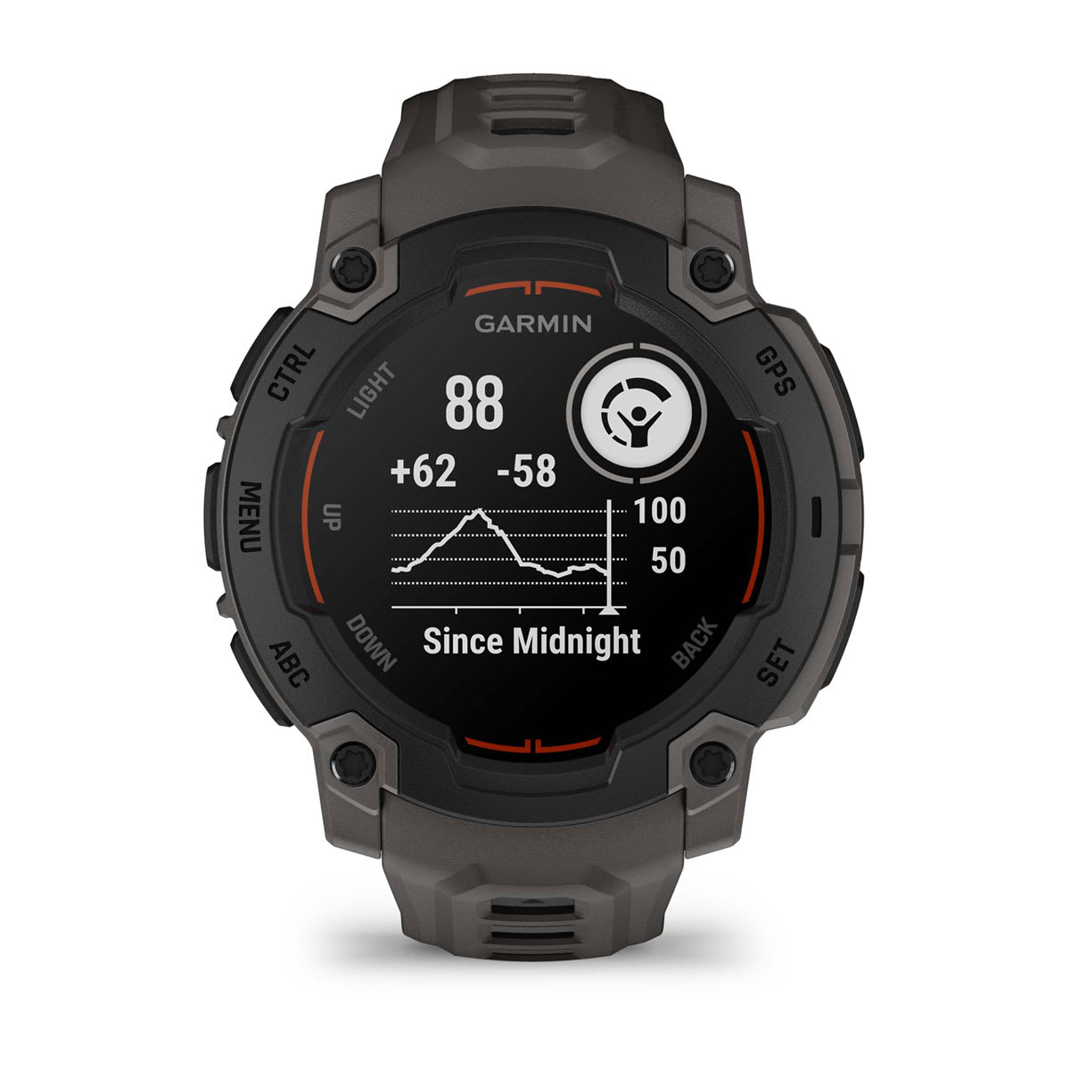Garmin Instinct E 45mm Rugged GPS Smartwatch - display screen