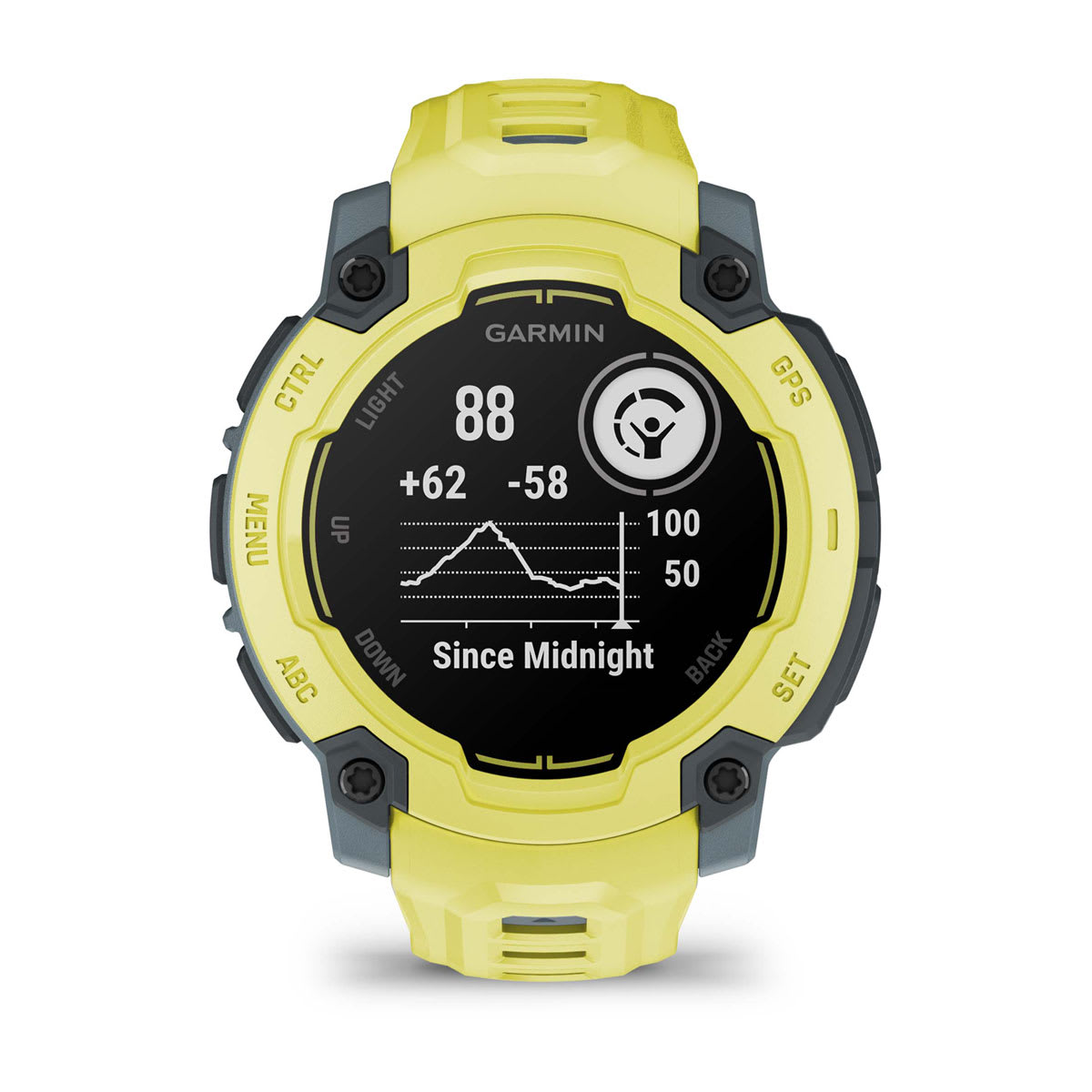 Garmin Instinct E 45mm Rugged GPS Smartwatch - display screen